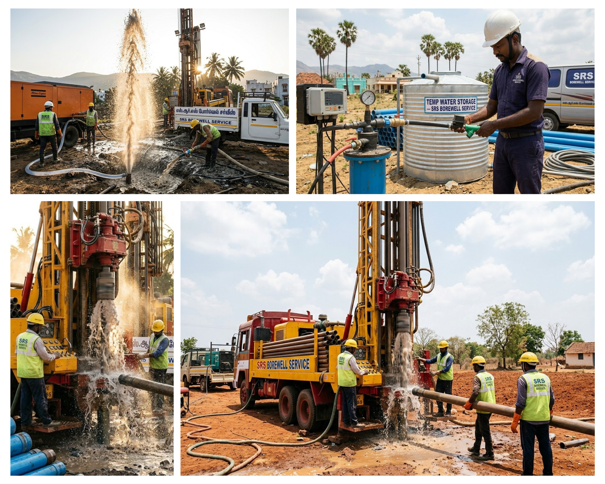 Blue Surf Sport Photo Collage